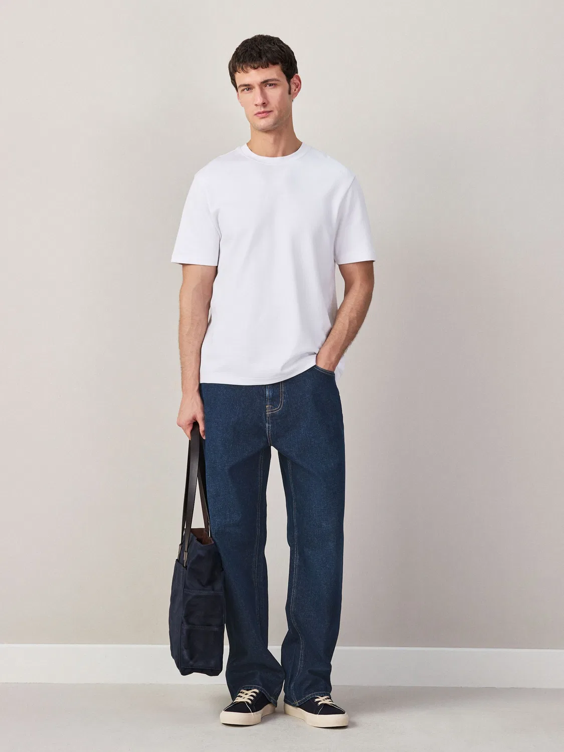 Джинсы свободного кроя Baggy Fit Next, темно-синие — фото 2