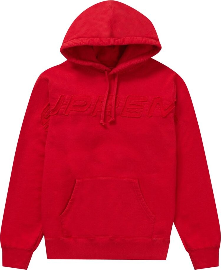

Толстовка Supreme Set In Hooded Sweatshirt 'Red', красный
