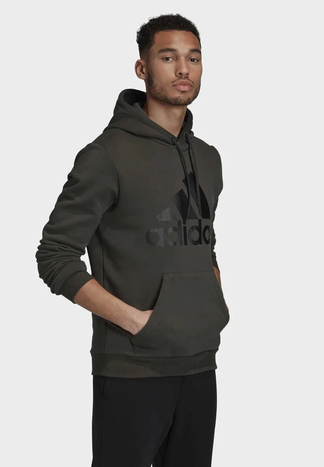 Толстовка с флисовой подкладкой и эмблемой спортивной команды - худи Adidas Performance, Green — фото 4