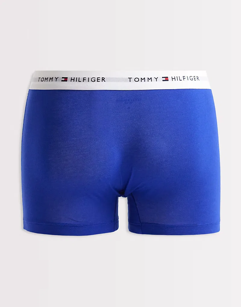 Плавки Signature Cotton 3 шт Tommy Hilfiger, Arm Grn/Wdg Blu/Ptch — фото 2