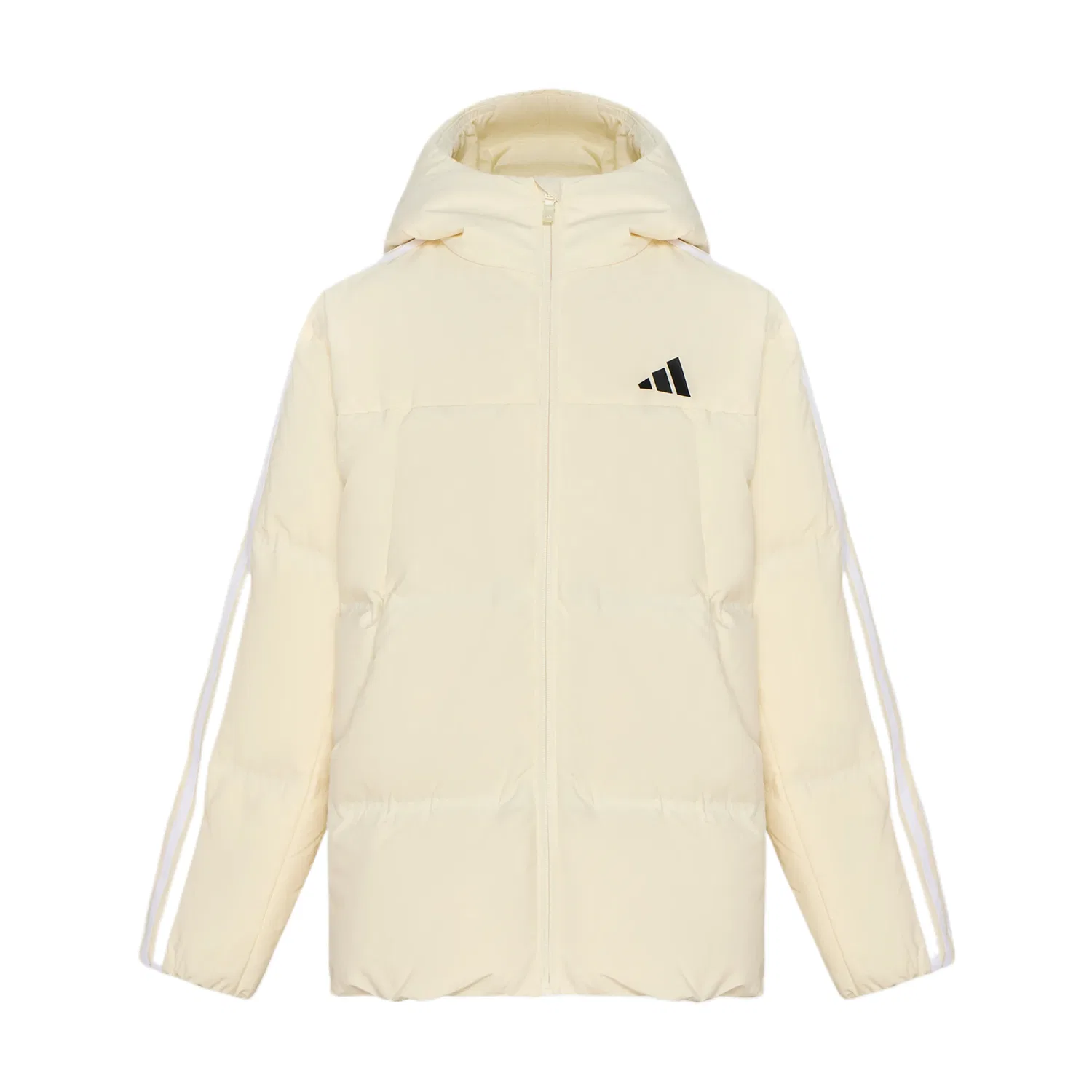Детский пуховик с капюшоном Adidas, Ivory