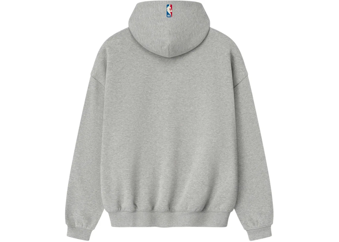 Мужское худи с принтом Fear of God Essentials NBA 90s Hoodie Fear of God, Concrete Heather — фото 2