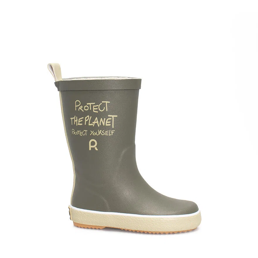 Детские резиновые сапоги Protect The Planet Rouchette, Grun Khaki