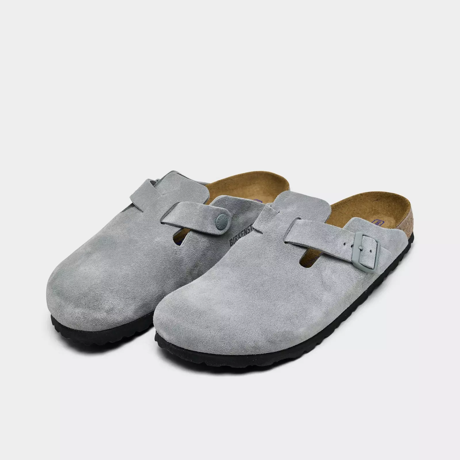 Сандалии Boston Wrap Toe унисекс серые узкие Birkenstock, Gray — фото 2