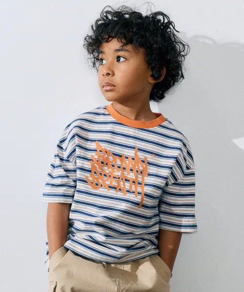 Детская футболка BROWNBREATH KIDS STRIPE TAG TEE