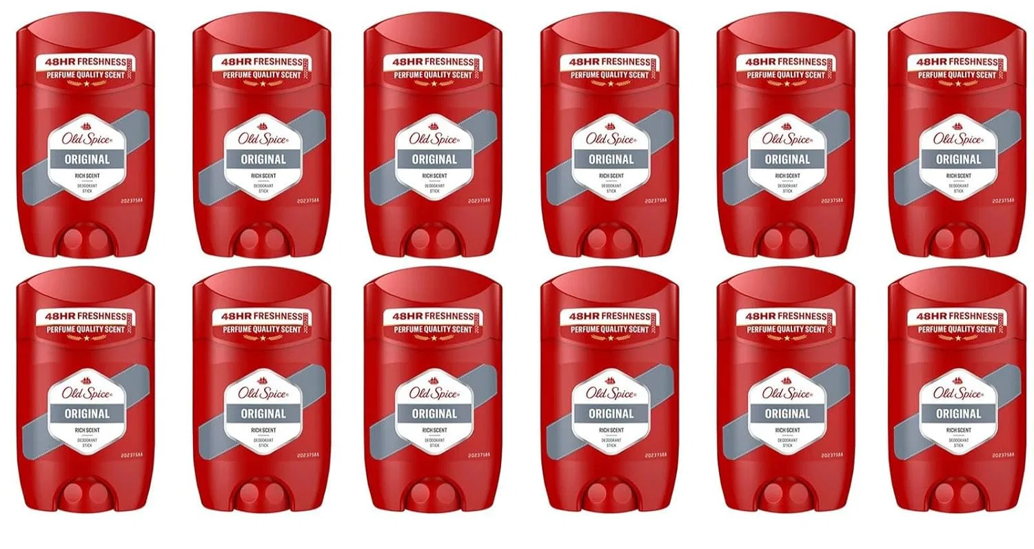 Дезодорант-стик Old Spice Original, 12 шт. по 50 мл, аромат корицы, ванили и цитрусовых