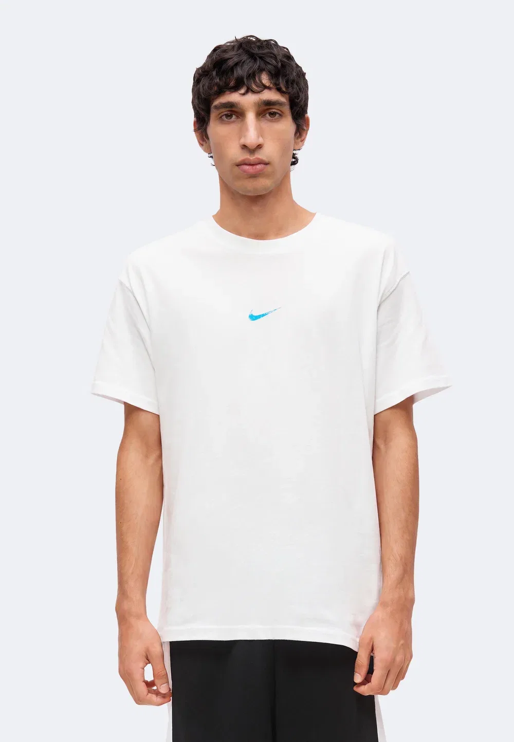 Футболка с принтом Tee m90 summit court Nike Performance, White — фото 3