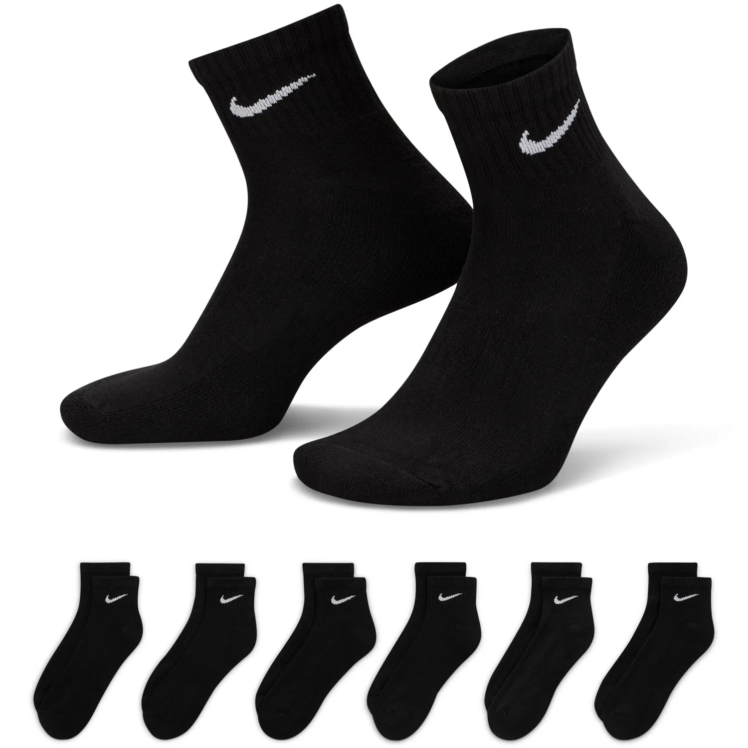 Мужские функциональные носки с поддержкой стопы Nike, Black