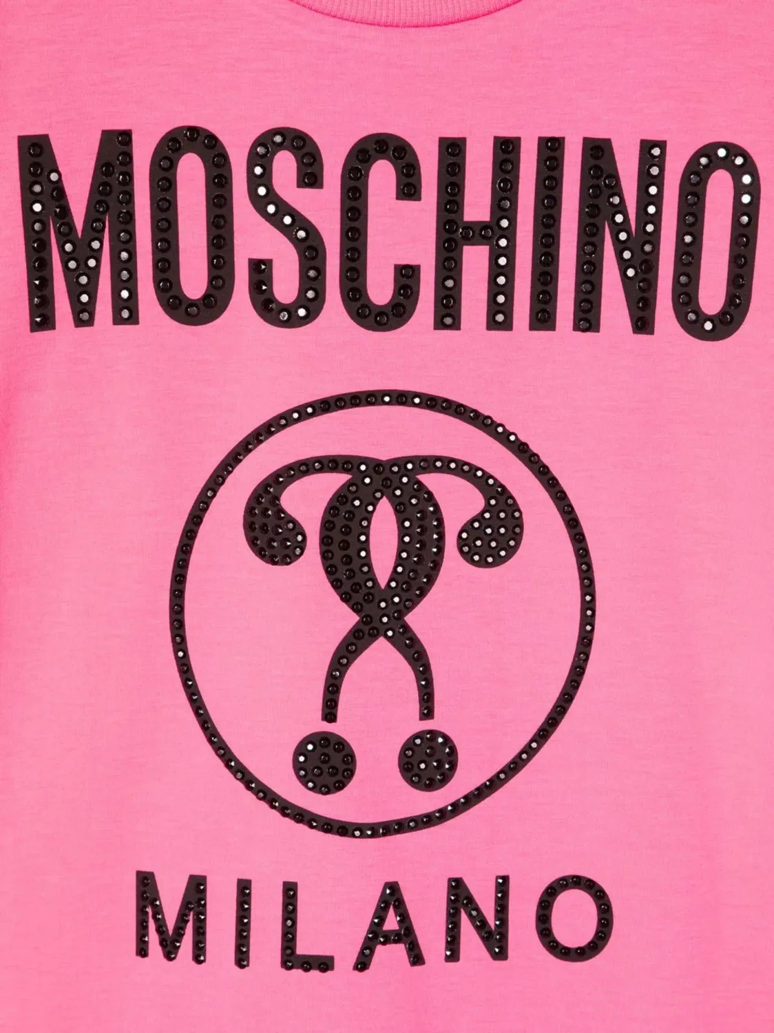 Платье‑футболка с логотипом Moschino, розовый — фото 3