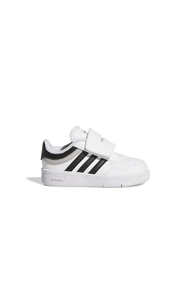 Детские кроссовки для девочек на шнуровке Hoops 4.0 cf i Adidas, G0RCAA-11