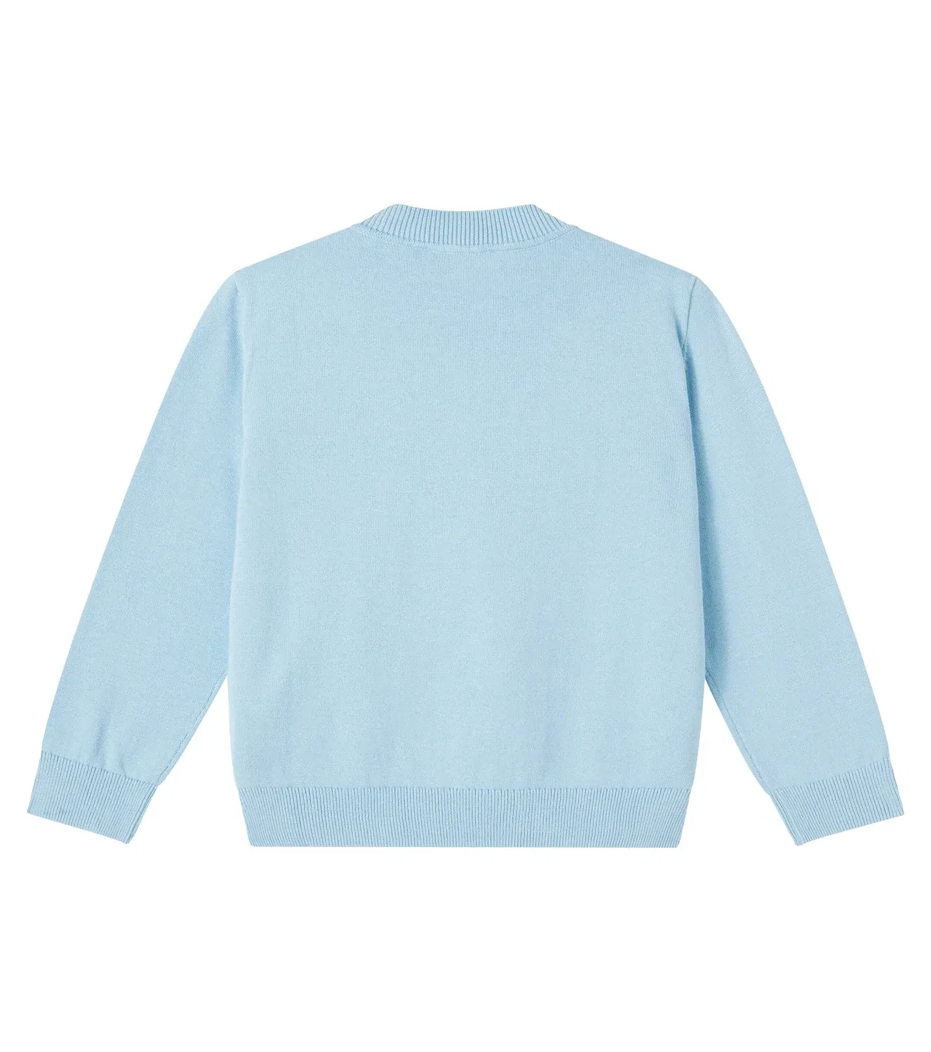 Свитшот с вышивкой Stella Mccartney Kids, синий — фото 3