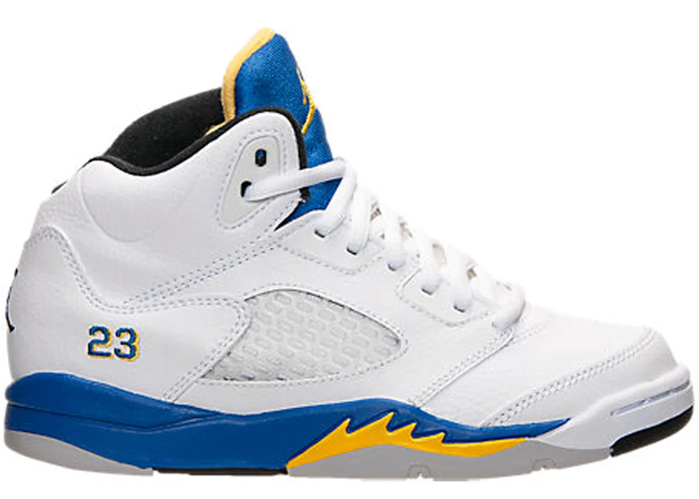 Детские кроссовки Lifestyle Jordan 5 Retro Laney 2013 (PS) Jordan, White/Varsity Maize-Varsity Royal-Black