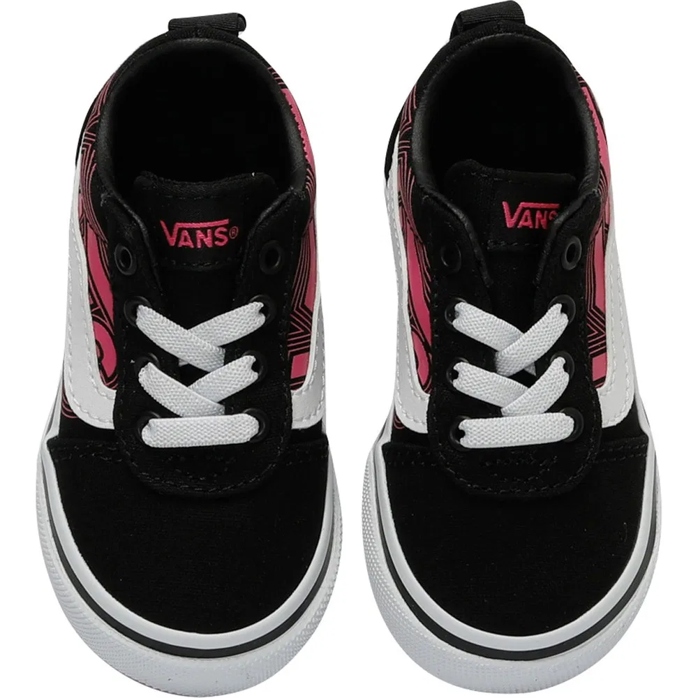 Детские кроссовки без шнуровки Vans TD Ward Slip-On, Black — фото 4