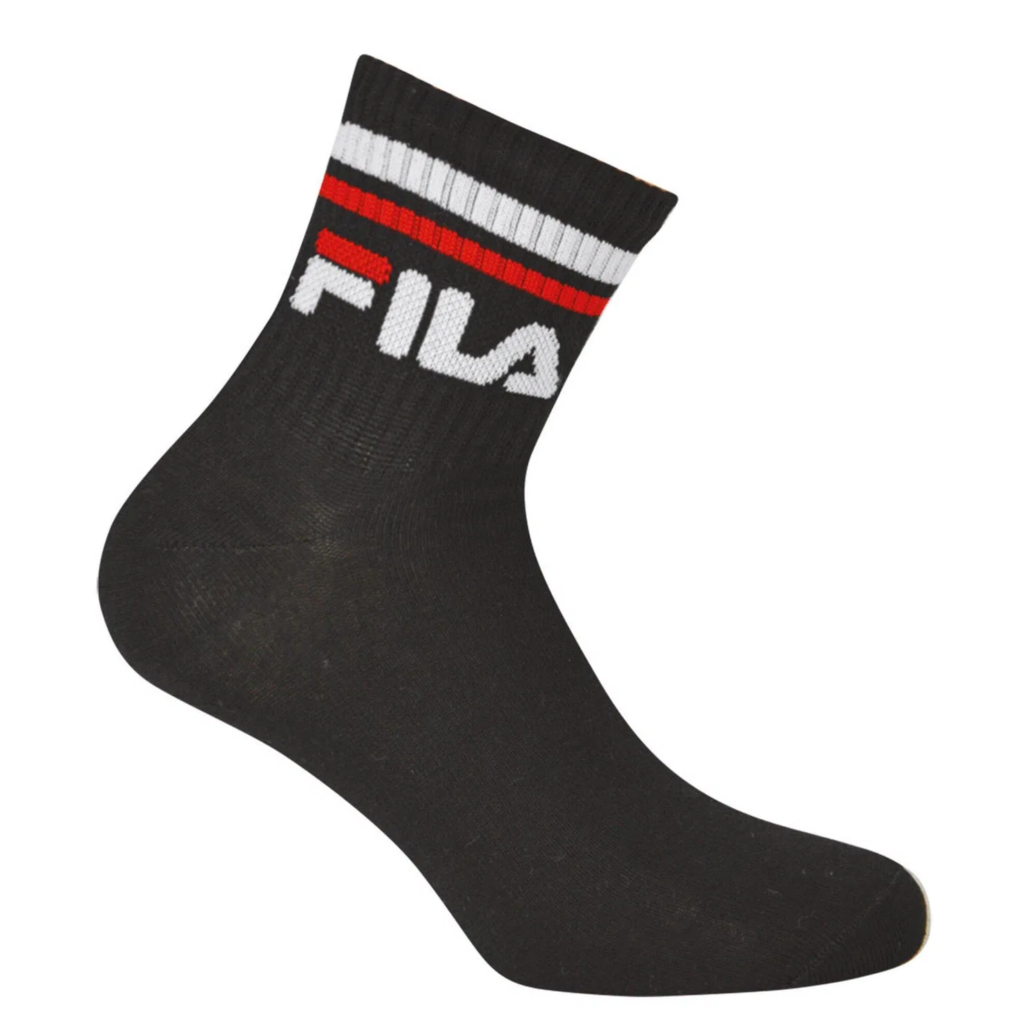 Детские носки с логотипом Fila, 6 пар, Черный — фото 2