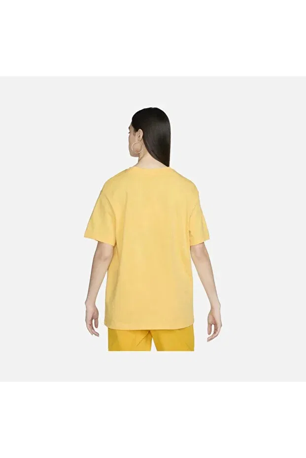 Женская футболка свободного кроя Nike, Yellow — фото 2