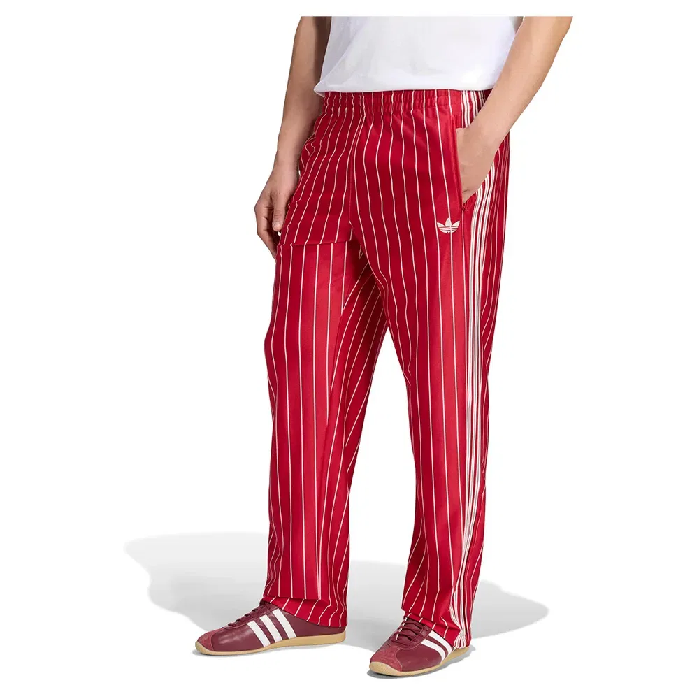Брюки спортивные Firebird Pinstripes Track Adidas Originals, красный