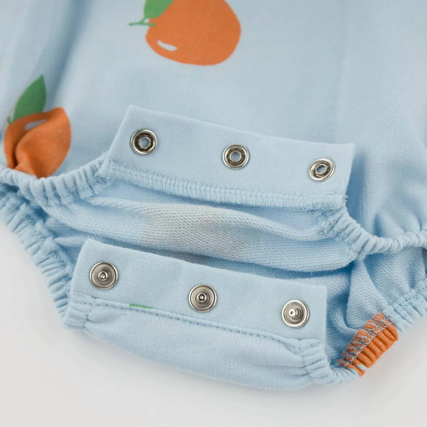 Детский боди-комбинезон с принтом Aop Ft Bubble Sky Blue Orange oh baby! — фото 3
