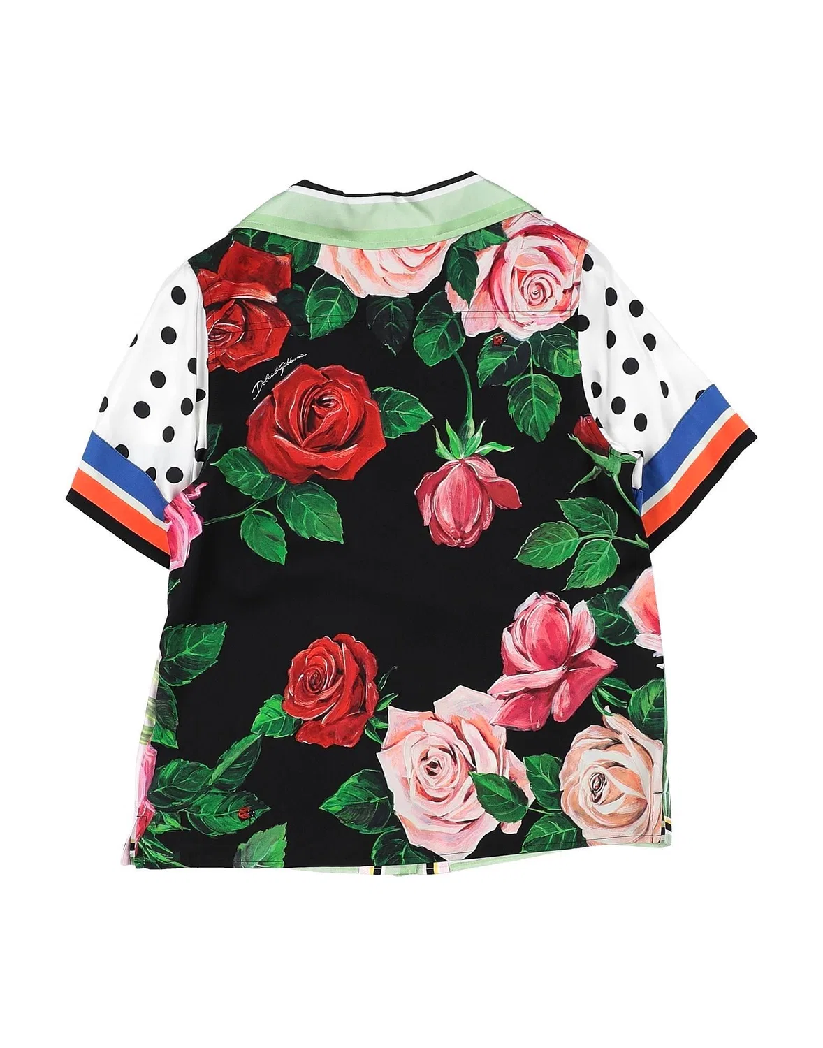 Рубашка из твила с принтом Dolce&Gabbana, розовый — фото 2