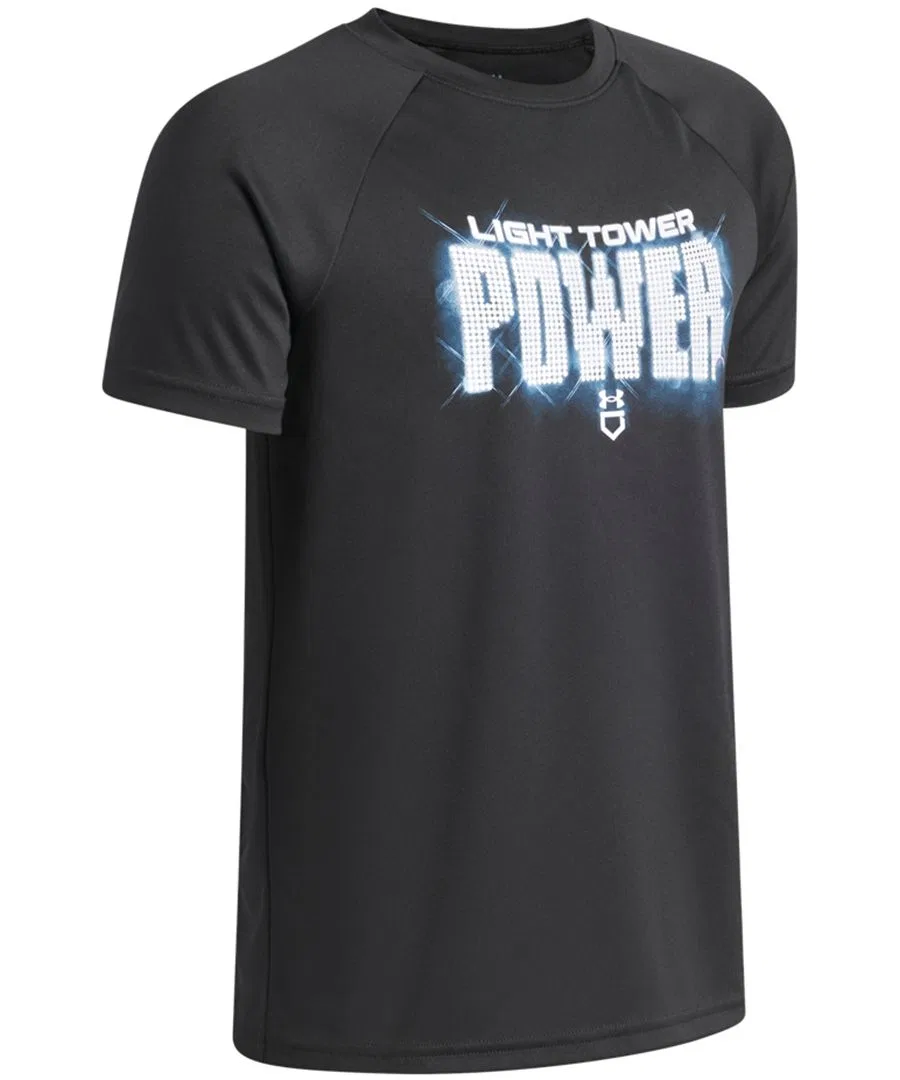 Футболка с коротким рукавом Light Tower Power Under Armour, Black — фото 3