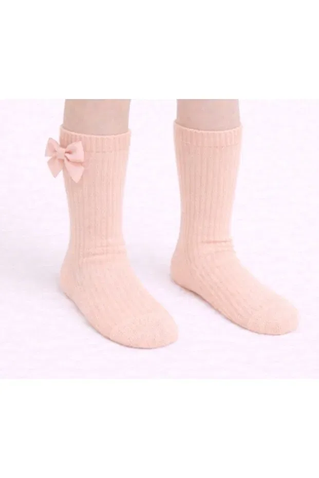 Детские носки для девочек с рюшами Özkardeşler Baby, Salmon Color
