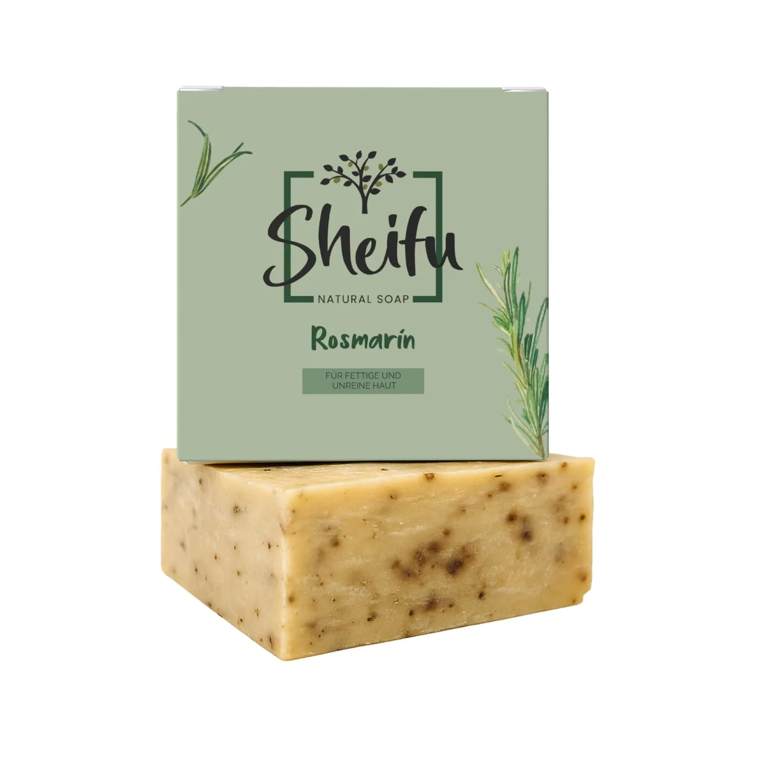 Твердое мыло с маслом розмарина, Sheifu, 125 г