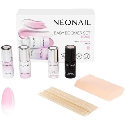 

NEONAIL Baby Boomer Set Rose УФ-лак для ногтей Шеллак Маникюр Néonail