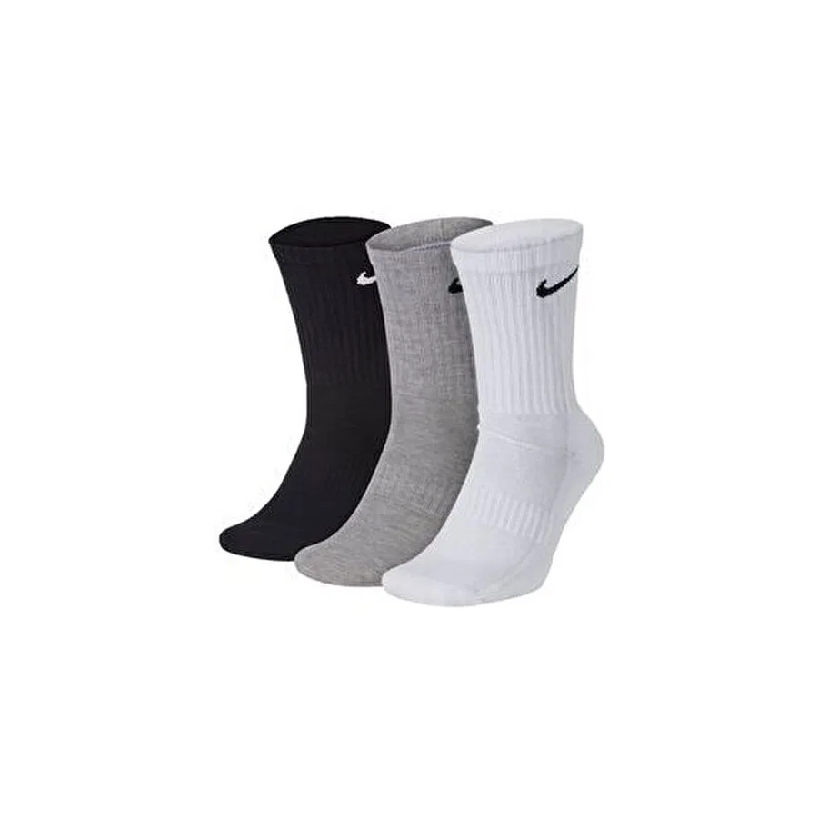 Носки спортивные с принтом Everyday Cushioned Crew Nike, Черный