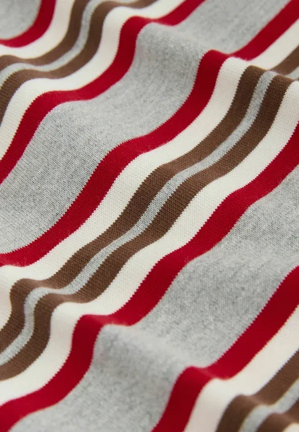 Платье-футболка Striped Next, Red Grey Stripe, серый — фото 2