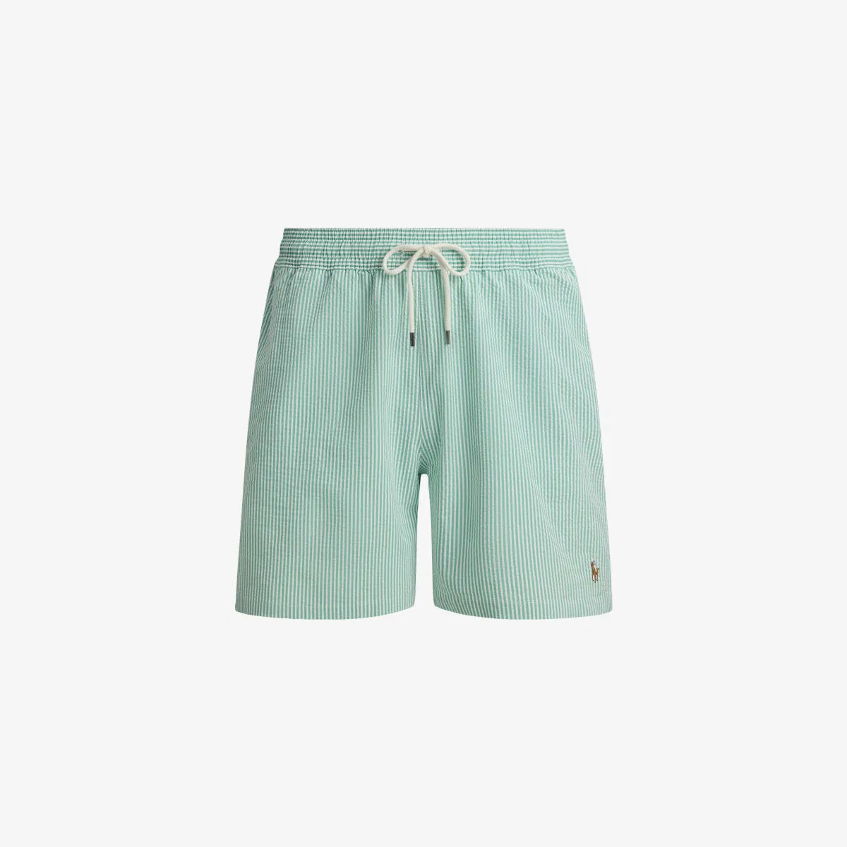 Полосатые плавательные шорты Traveller Polo Ralph Lauren, зеленый