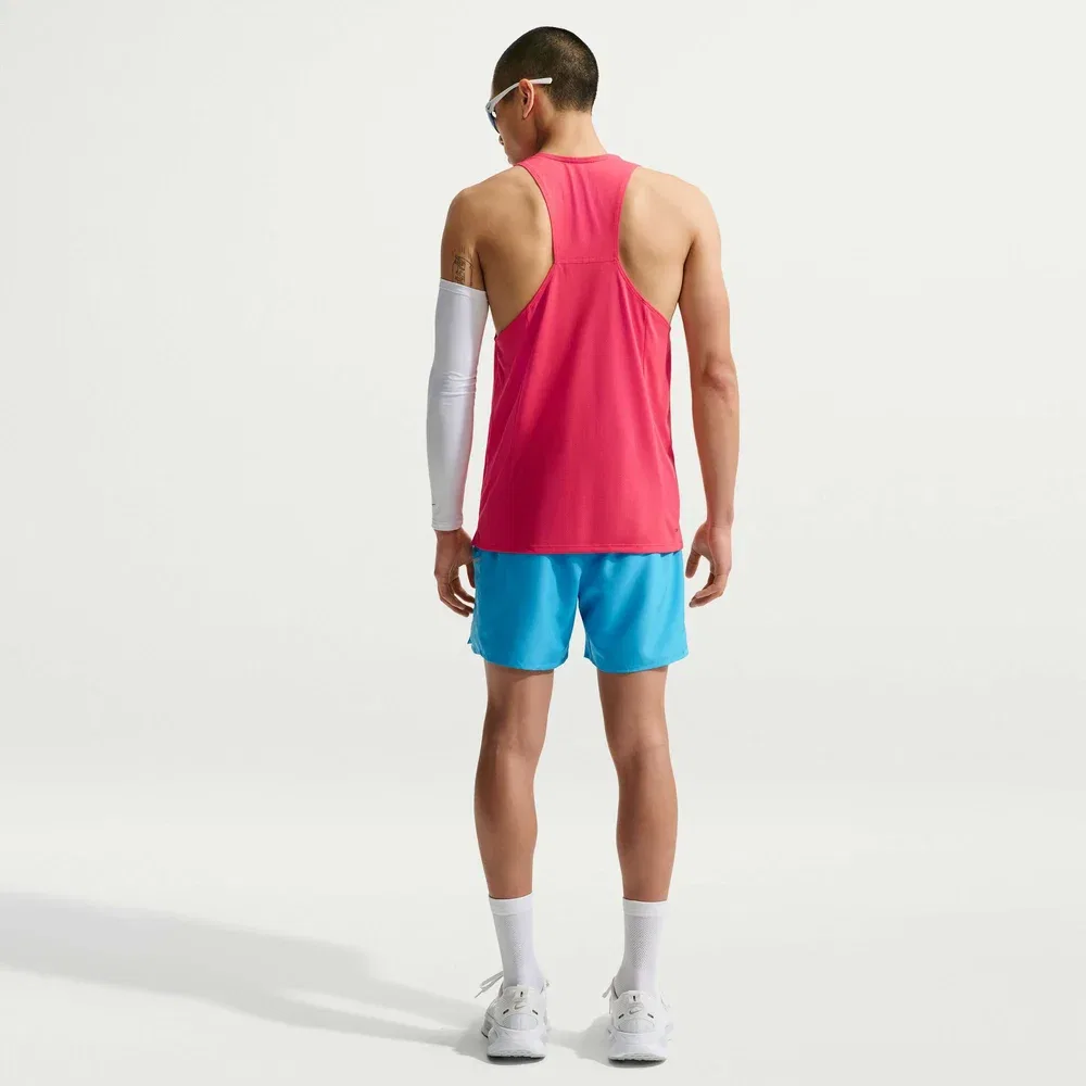 M nk df fast singlet - top Nike Performance, Fusion Red Reflective Silv — фото 2