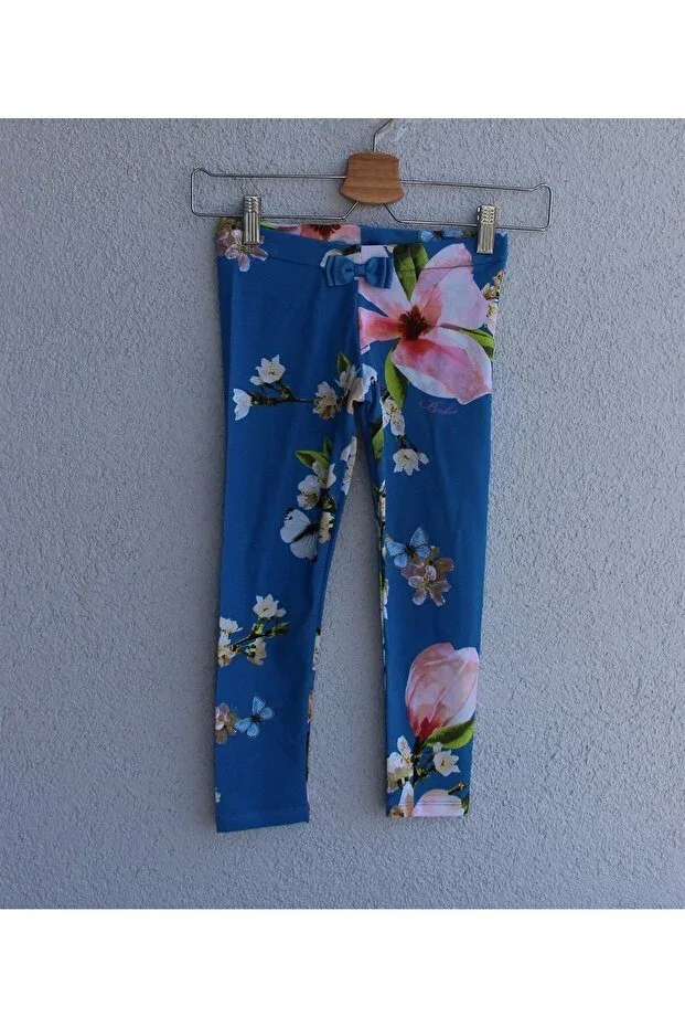 Детские леггинсы с цветочным принтом Çipil, Blue