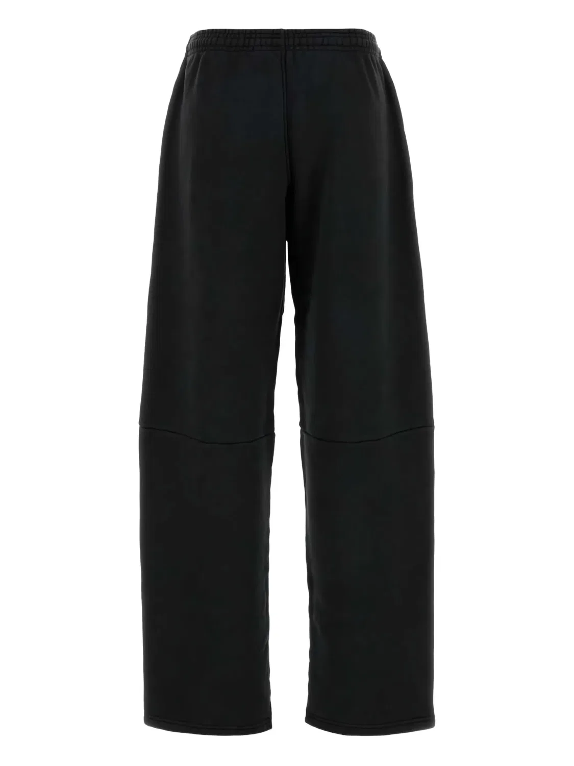 Штаны из хлопка с эластичной талией Alexander Wang, черный — фото 2
