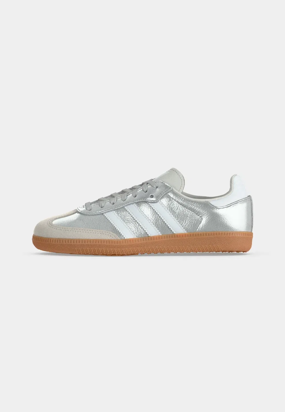 Samba og унисекс - кроссовки Adidas Originals, Silver-Coloured Metallic/Footwear White — фото 2