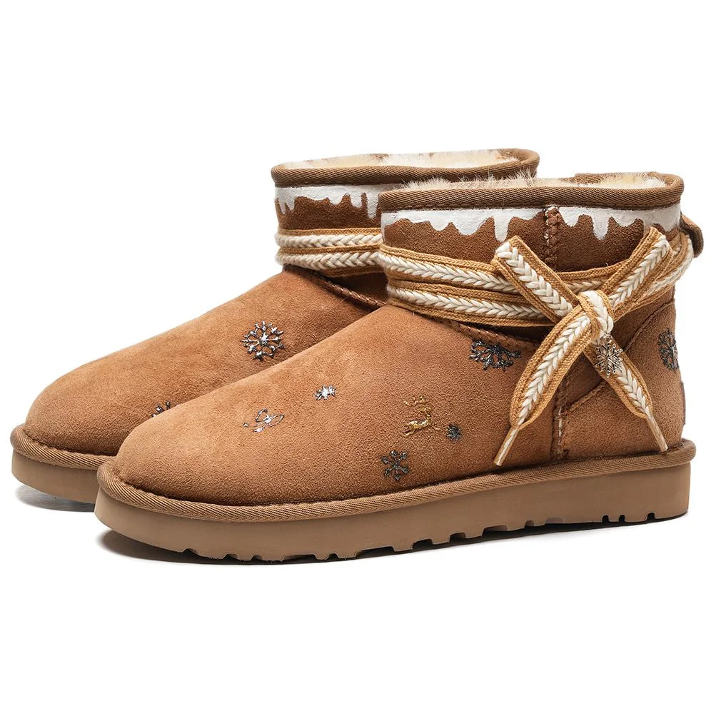 Угги UGG Classic Mini II Maillard Style Series, коричневый — фото 3