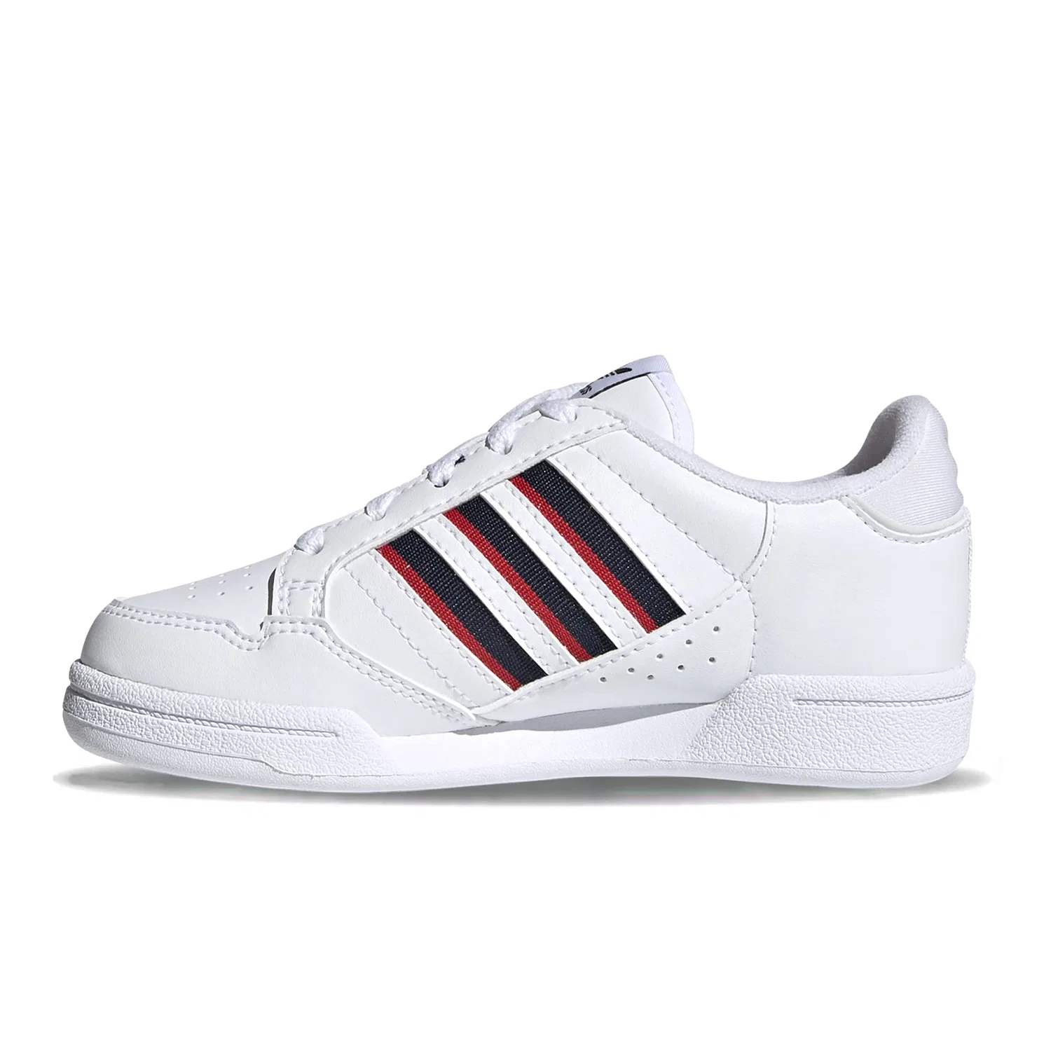 Детские кроссовки с кожаным верхом Adidas Originals, White — фото 3