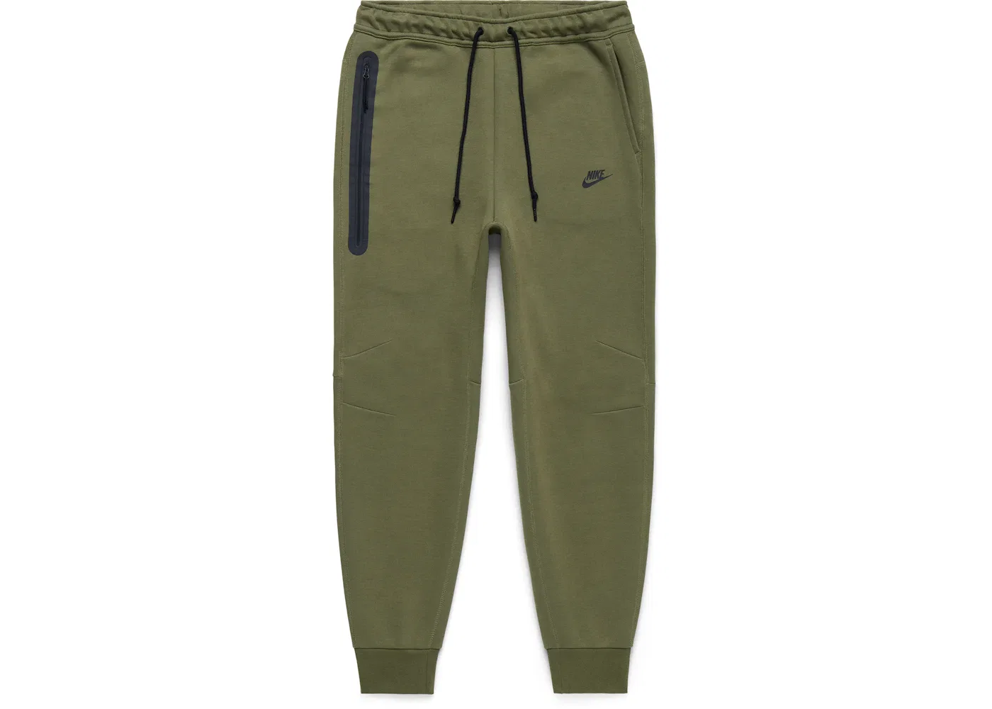 Мужские спортивные брюки из флиса Tech Fleece Nike, Medium Olive/Black