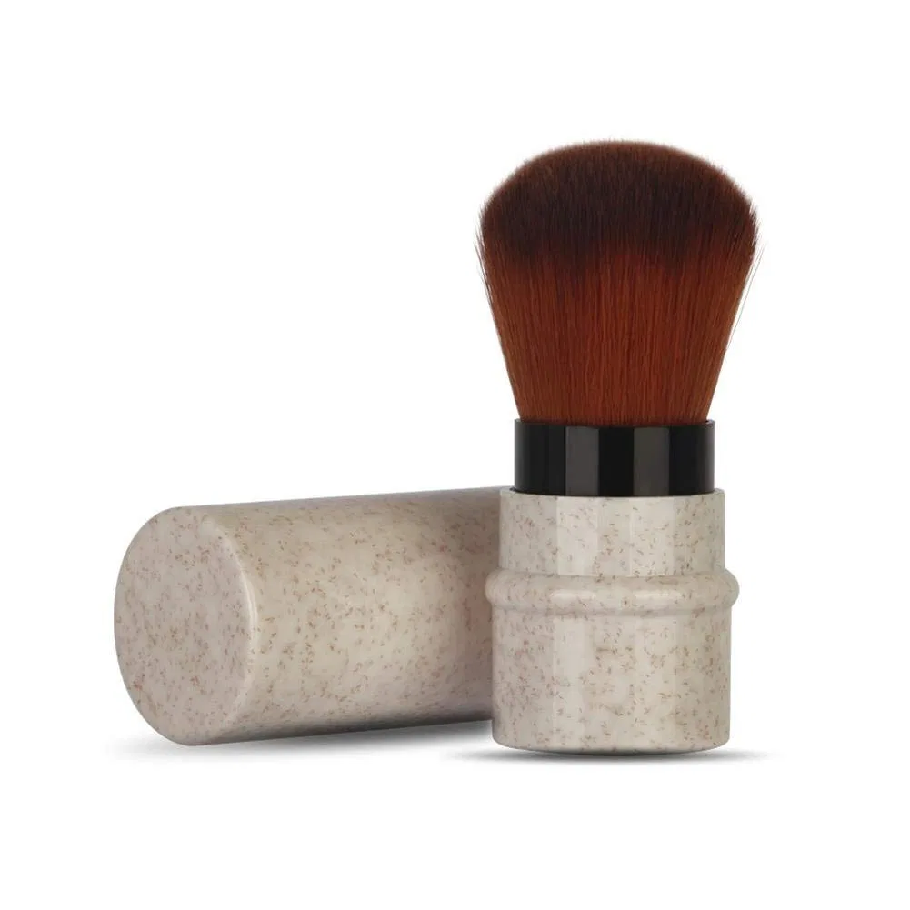 Кисть для макияжа ретрактивная мини, Beige Generisch — фото 4