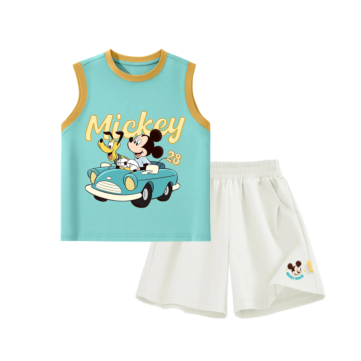 Детский спортивный костюм с круглым вырезом, Disney, Orange Blue — фото 4