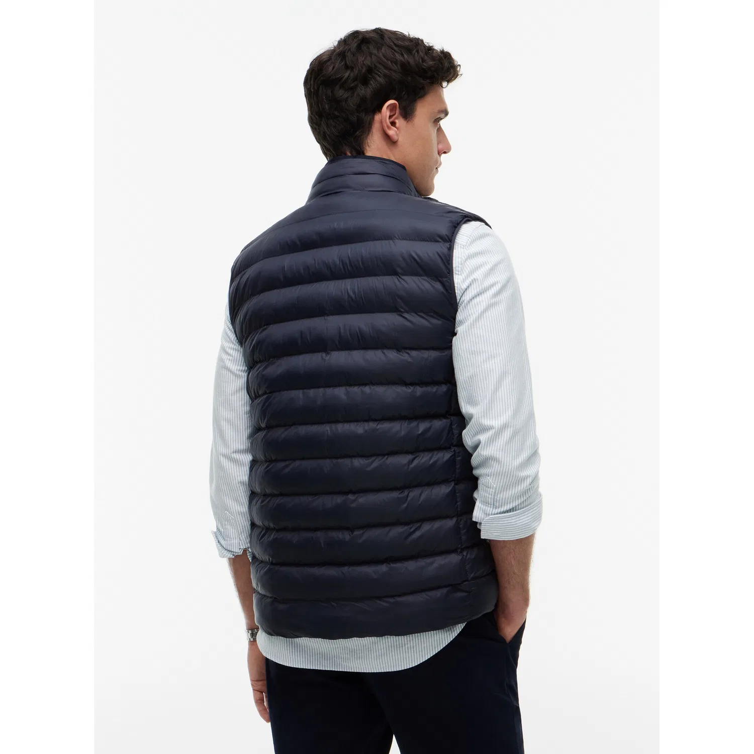 Мужская стеганая жилетка CORE PACKABLE RECYCLED VEST Tommy Hilfiger, Desert Sky — фото 4