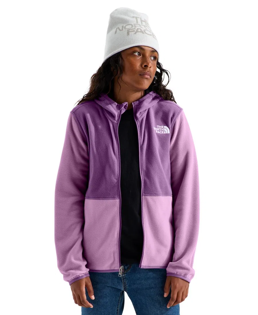 Детская куртка-худи с капюшоном Glacier Full-Zip The North Face, Hushed Lavender Chroma Purple — фото 4