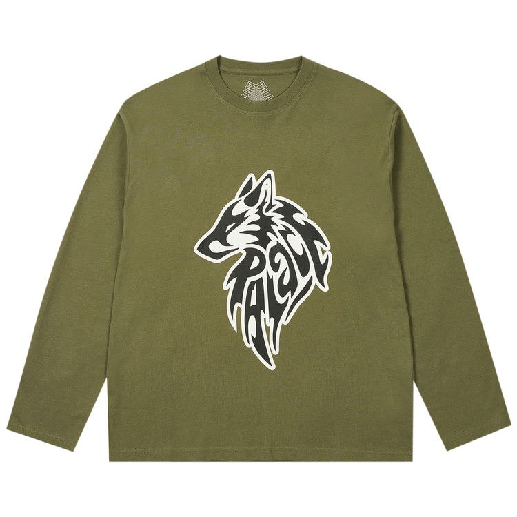 

Лонгслив Palace Sketchy Lone Wolf Long-Sleeve, The Deep Green
