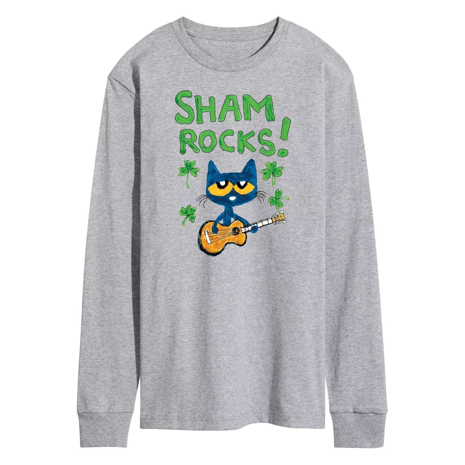 

Мужская футболка Pete The Cat Sham Rocks Licensed Character