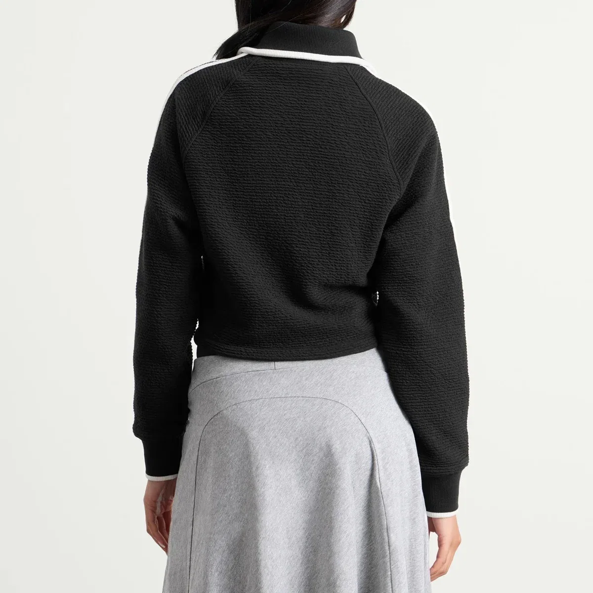 Женская куртка Firebird track top Adidas, Black & Cloud White — фото 3