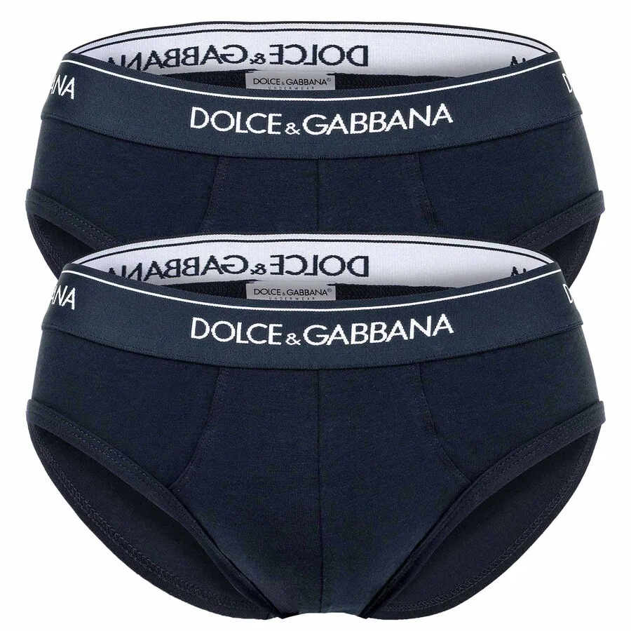 Трусики DOLCE & GABBANA темно-синего цвета