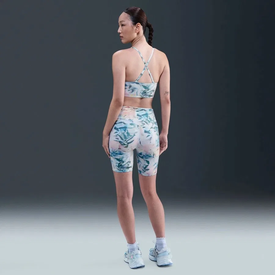 Спортивный бюстгальтер без рукавов с принтом Indy x Susan Fang Artist Nike, Blue Tint — фото 2