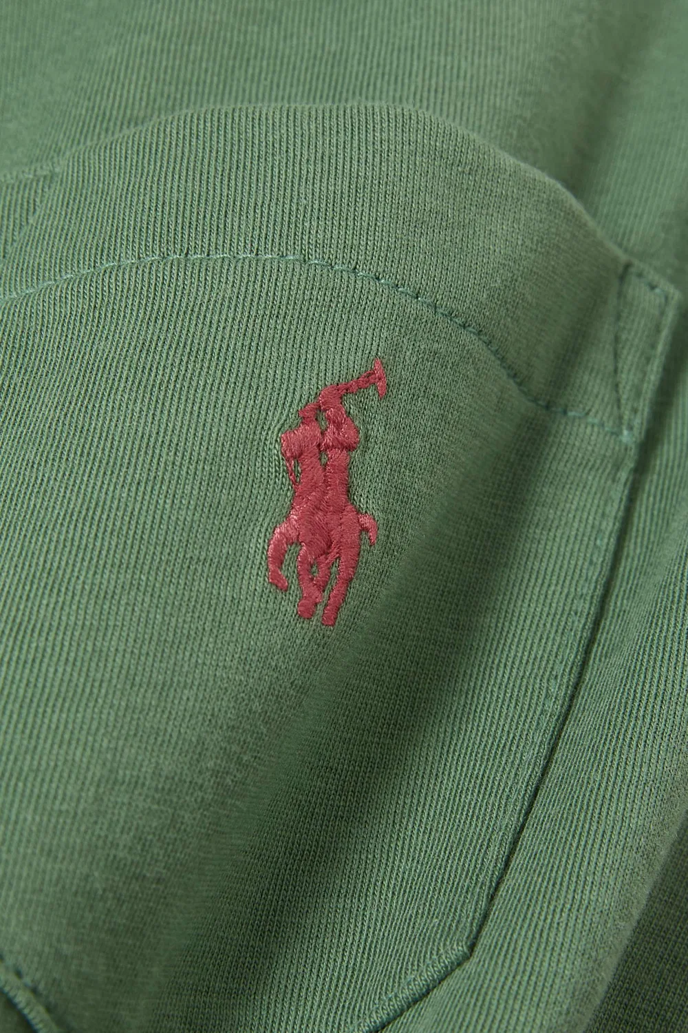 Футболка поло из хлопковой сетки Polo Ralph Lauren, зеленый — фото 3