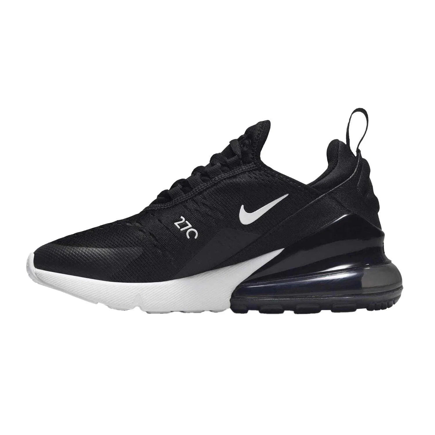 Детские кроссовки с контрастным дизайном Air Max 270 React Nike, Schwarz — фото 3