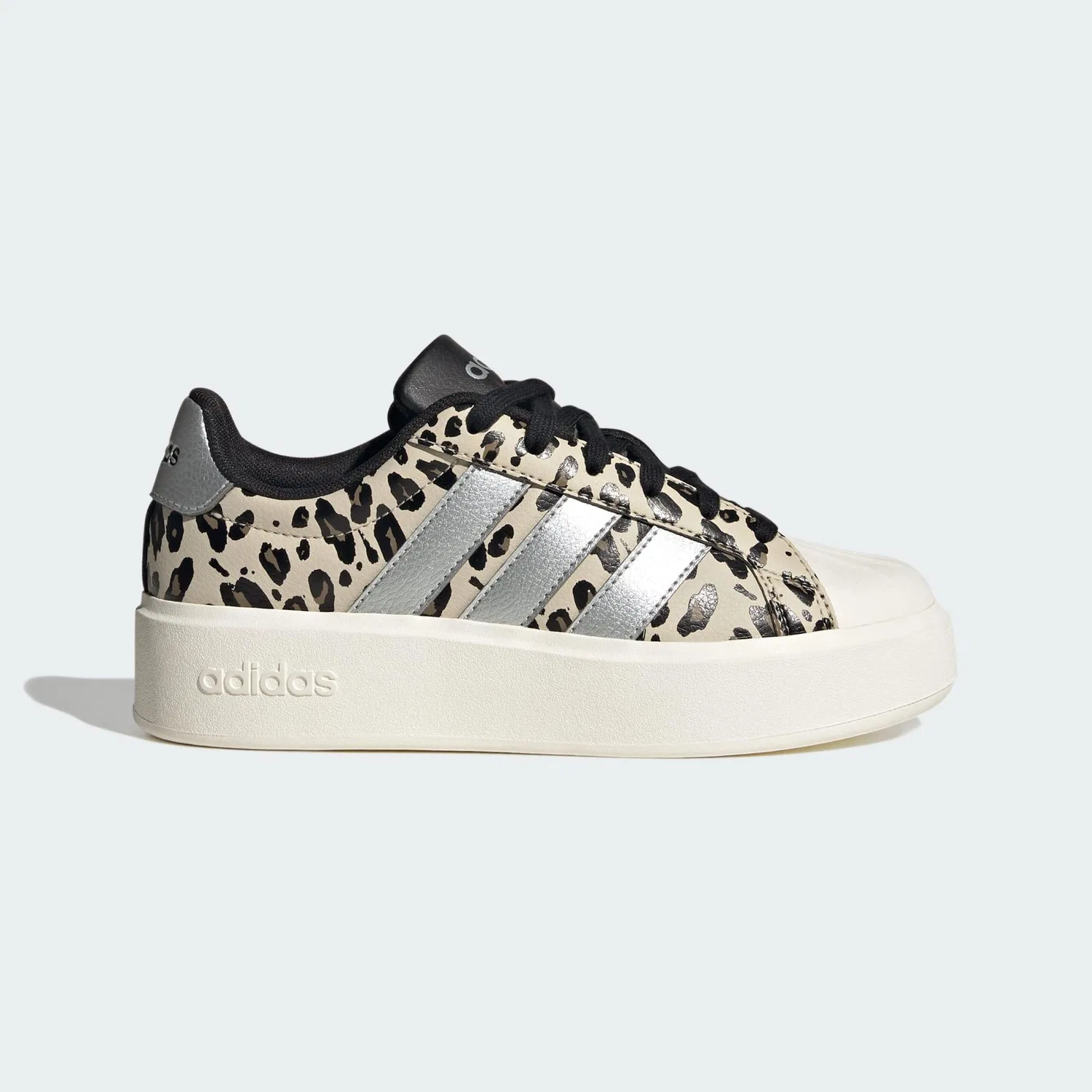Детские кроссовки с шнуровкой Streettalk Bold Adidas, Creamfarben Silber Schwarz