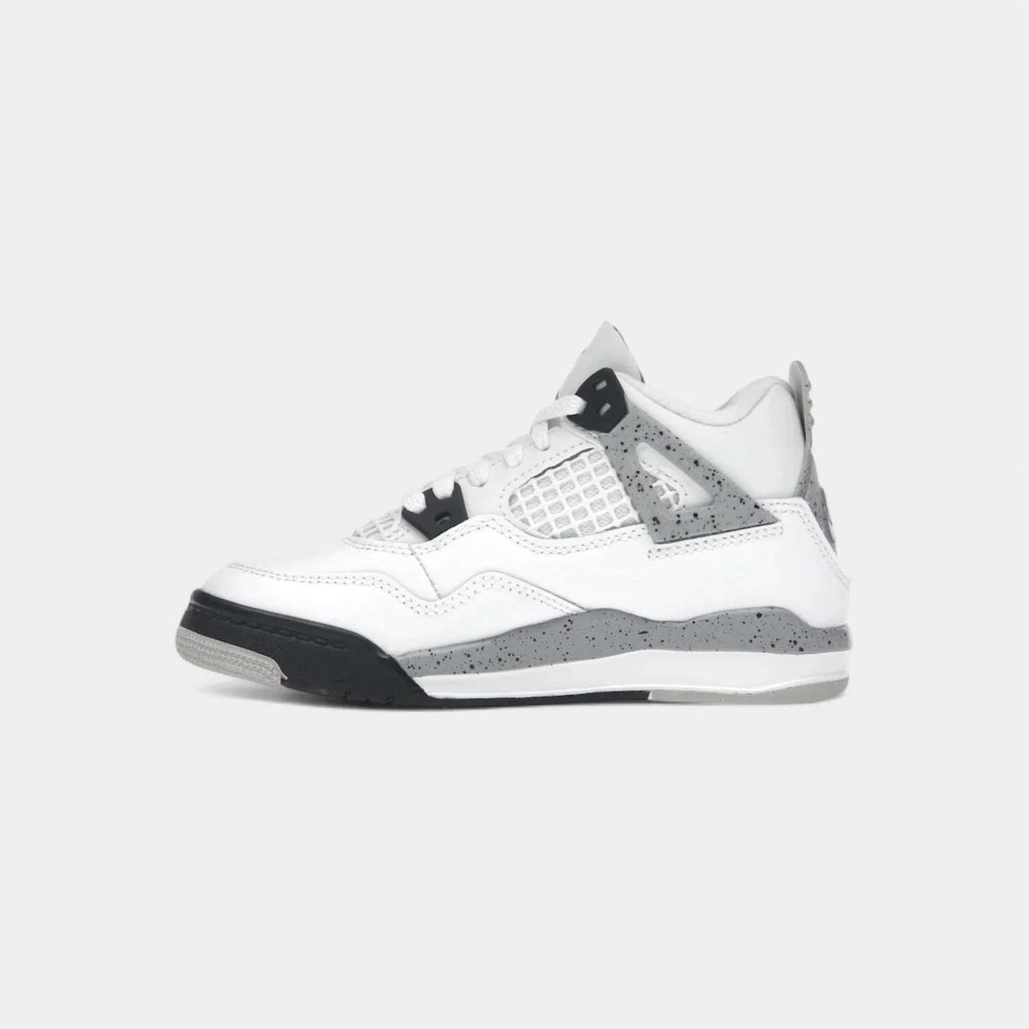 Детские кроссовки Jordan 4 Retro White Cement (2025) (PS), Weiss — фото 4
