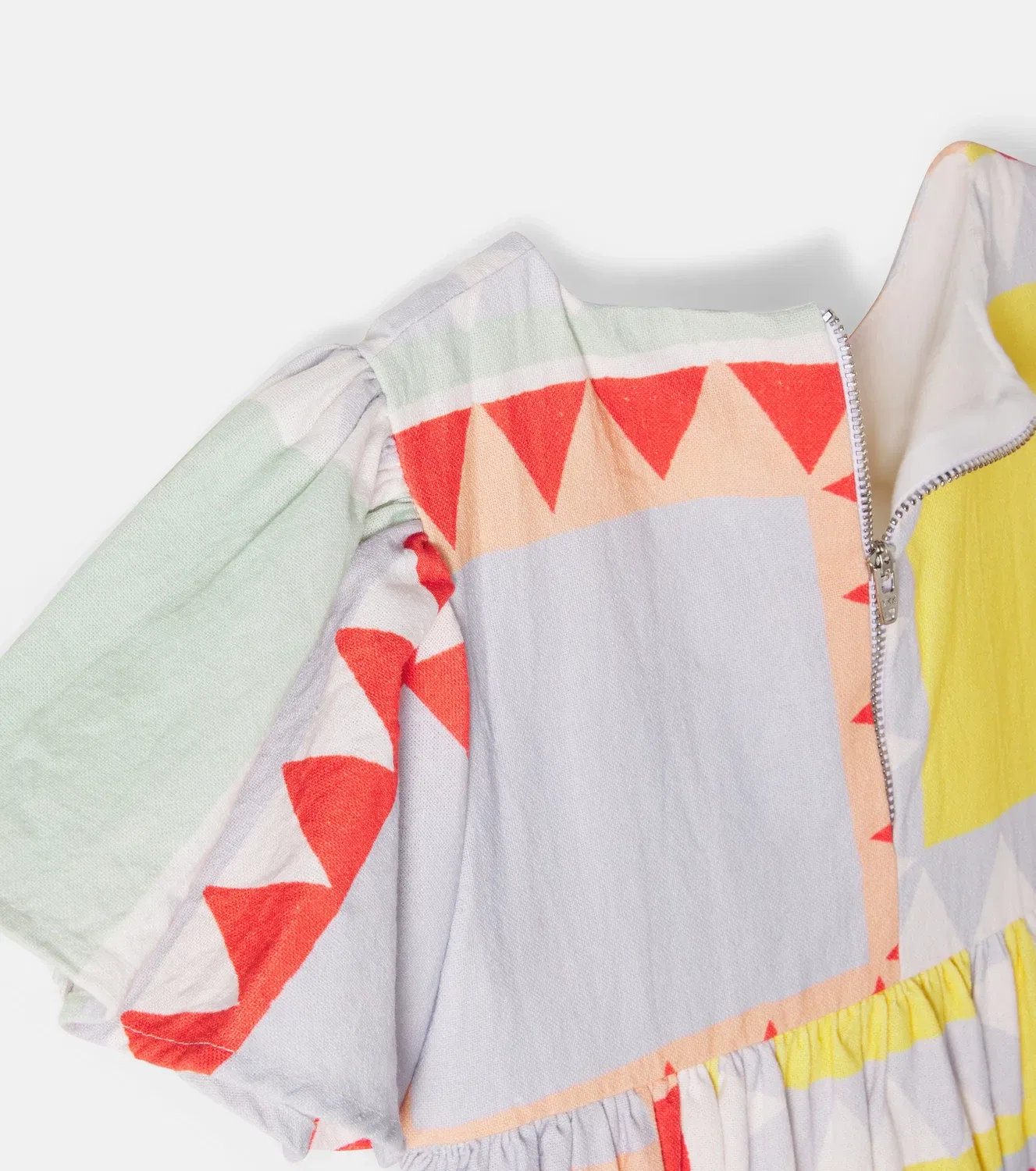 Платье хлопковое Stella Mccartney Kids, мультиколор — фото 4